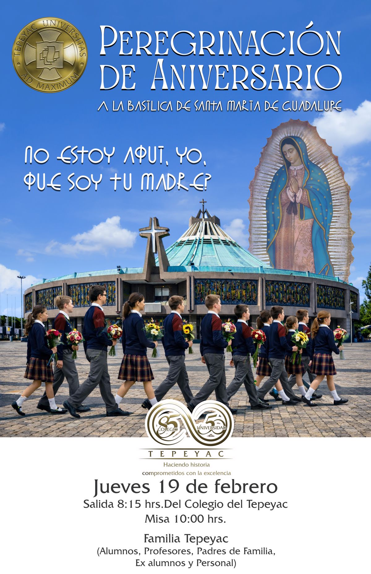 cartel peregrinación basilica copia